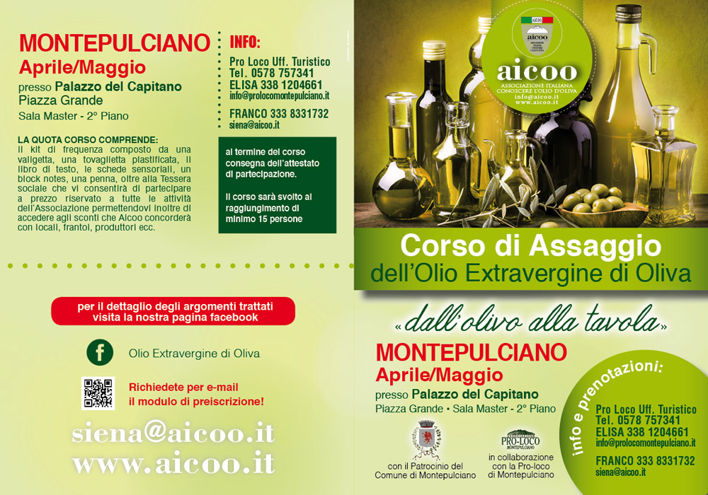 corso assaggiatore olio 2018 informazione