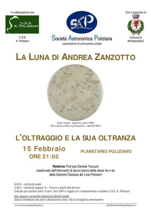 La Luna di Andrea Zanzotto - L&#039;Oltraggio e la sua oltranza