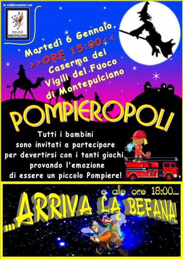 Pompieropoli e la Befana