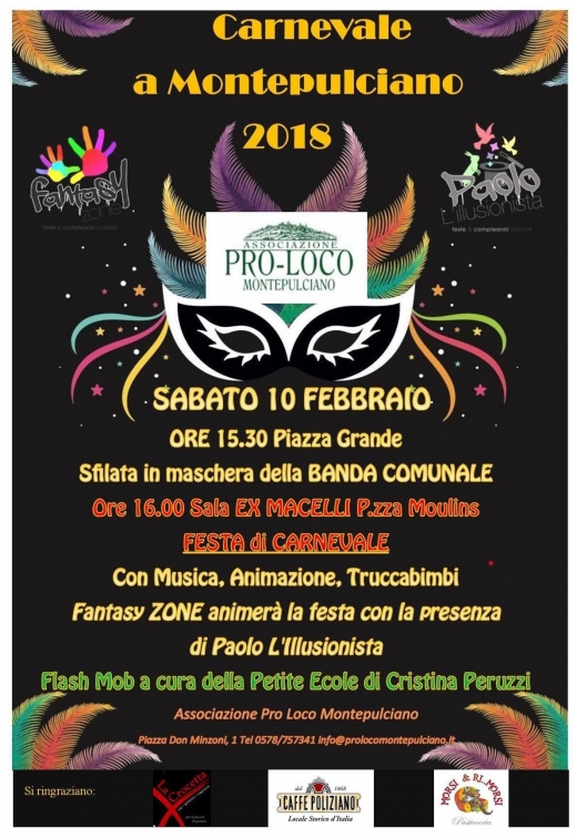 Carnevale a Montepulciano 2018