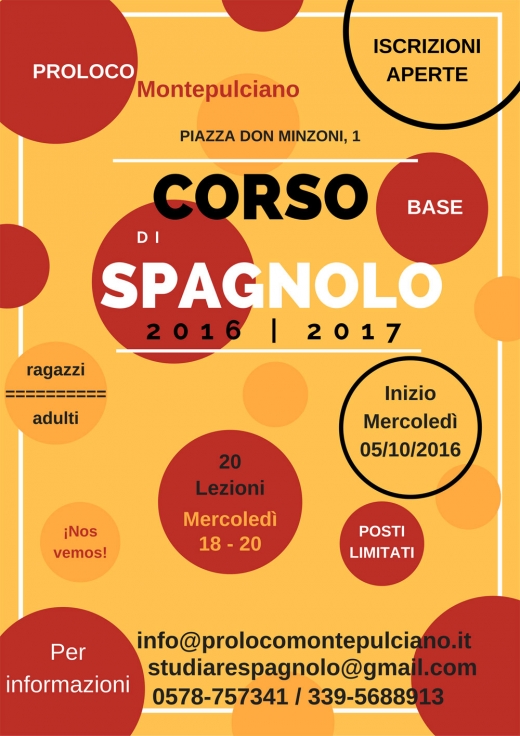 CORSO DI SPAGNOLO 2016 | 2017