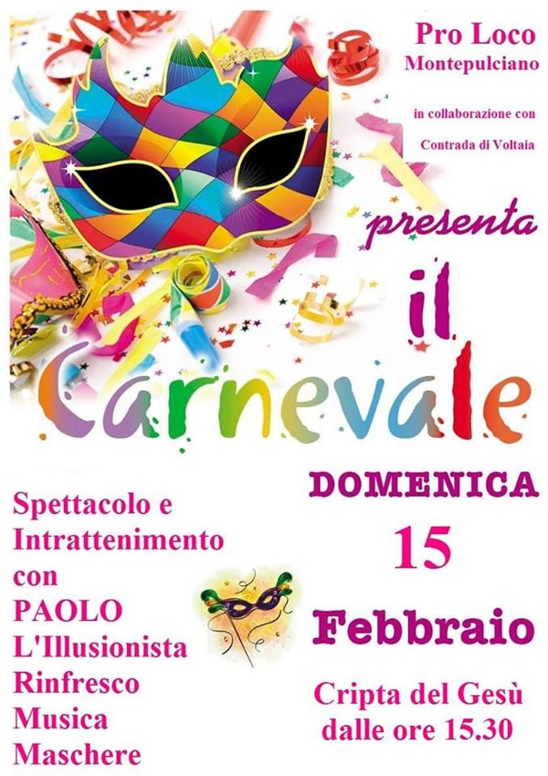 Carnevale a Montepulciano