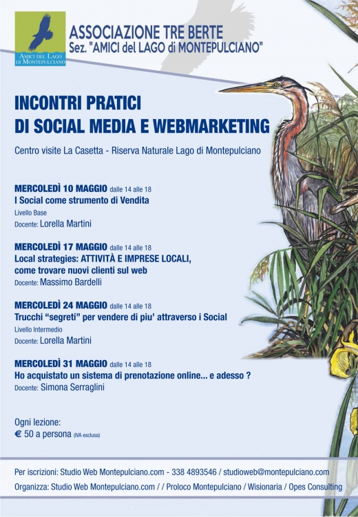 CORSO pratico di Social Media e Webmarketing - Maggio 2017